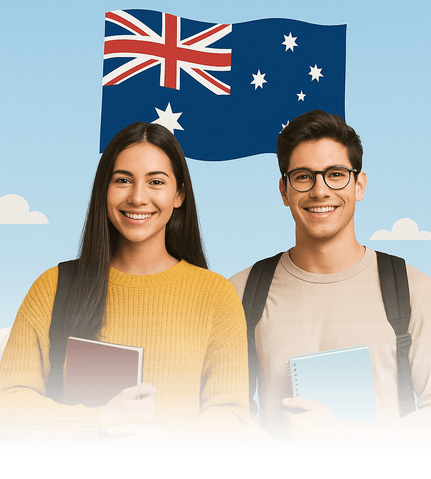 Happy students
